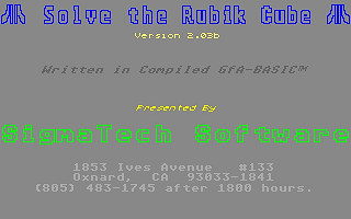 Solve the Rubik Cube — screenshot 1
